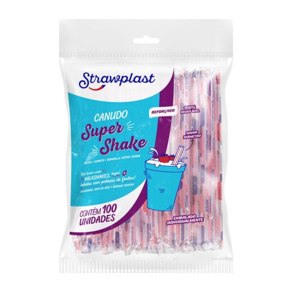 CANUDO SUPER SHAKE STRAWPLAST
